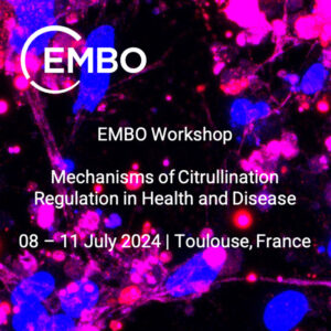 The IPBS organized the EMBO workshop “Mechanisms of Regulation of Citrullination in Health and Disease” in Toulouse from July 8 to 11, 2024